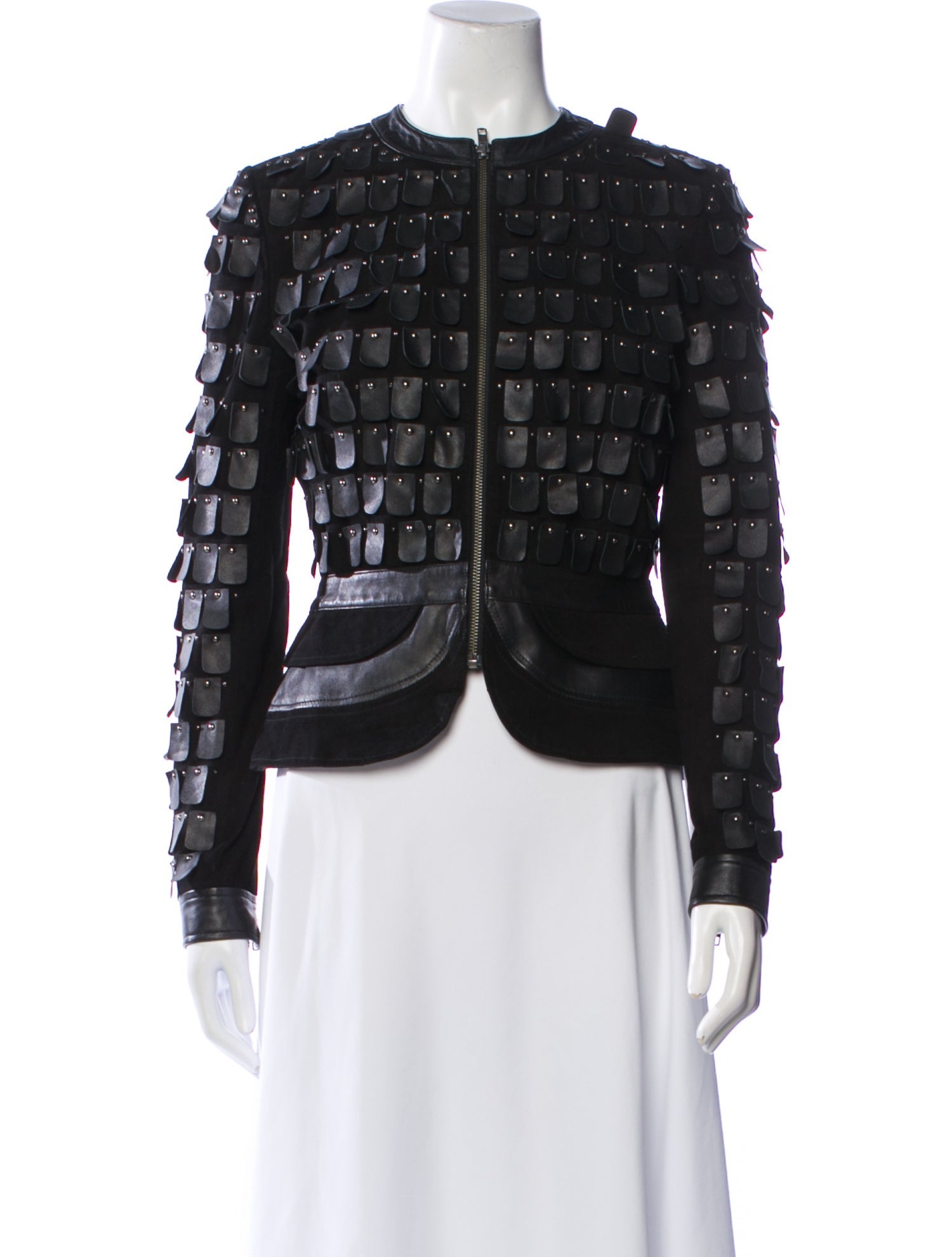 Tamara Mellon Lamb Leather Printed Evening Jacket