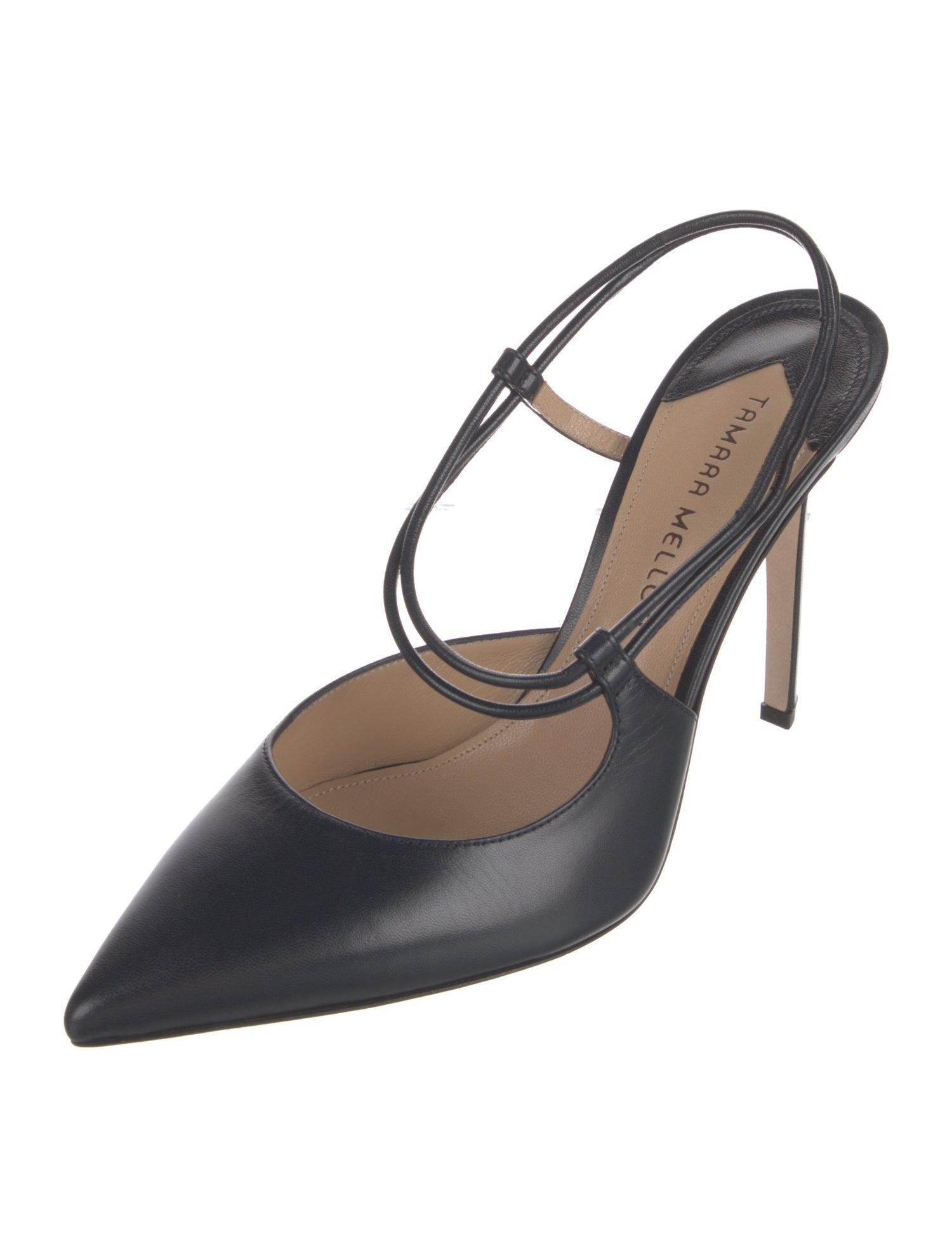 Tamara Mellon Leather Slingback Pumps