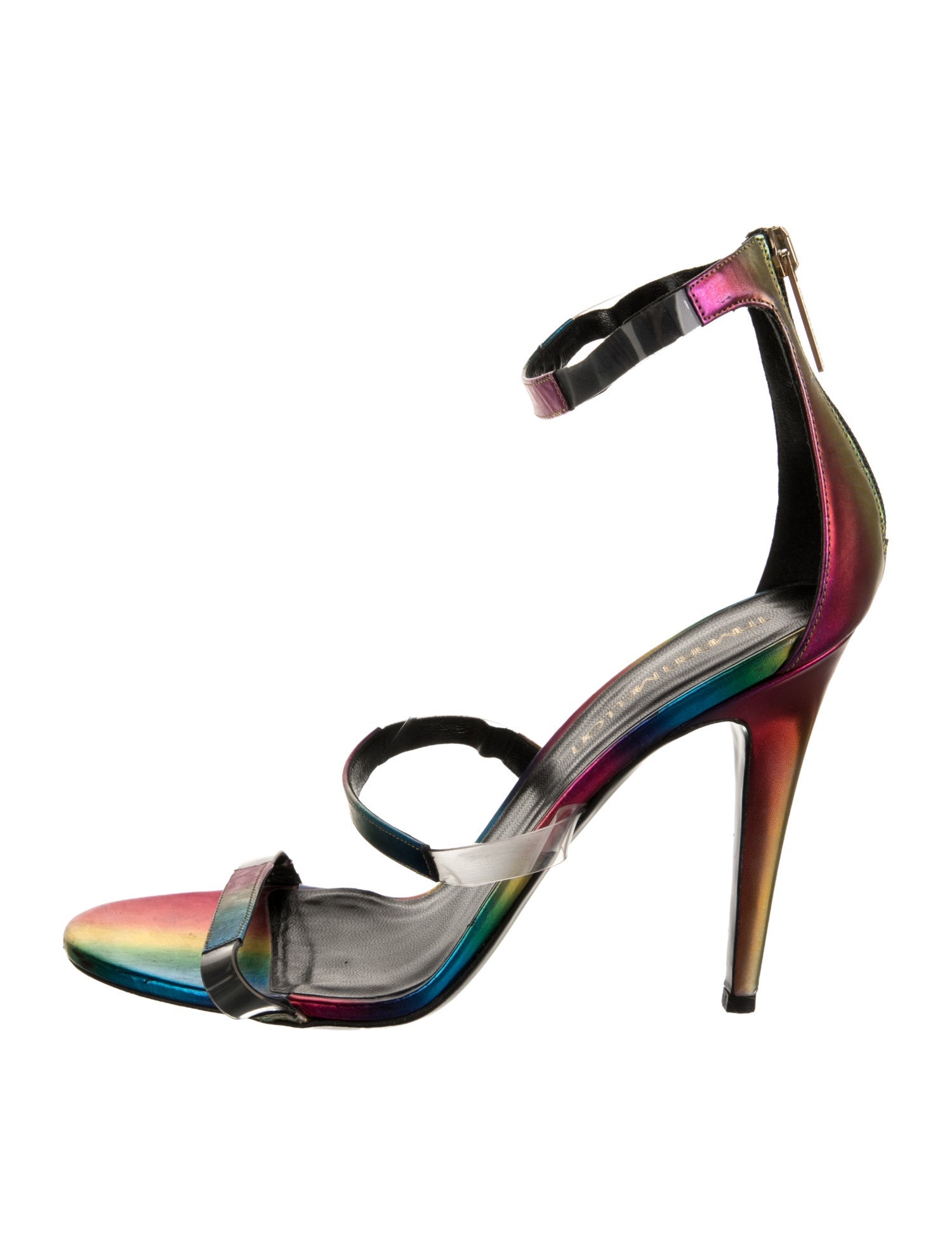 Tamara Mellon Leather Printed Sandals