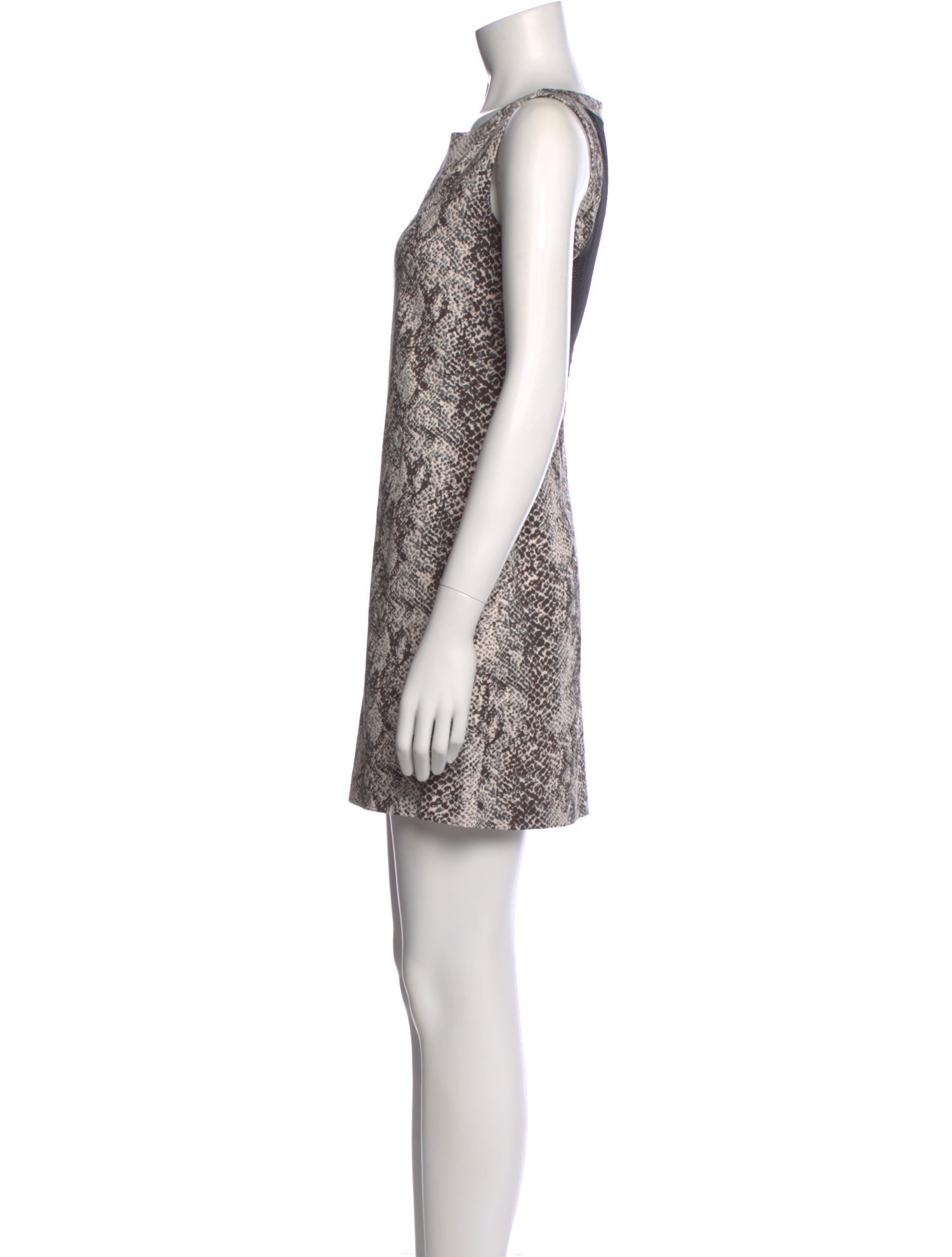 Tamara Mellon Animal Print Mini Dress