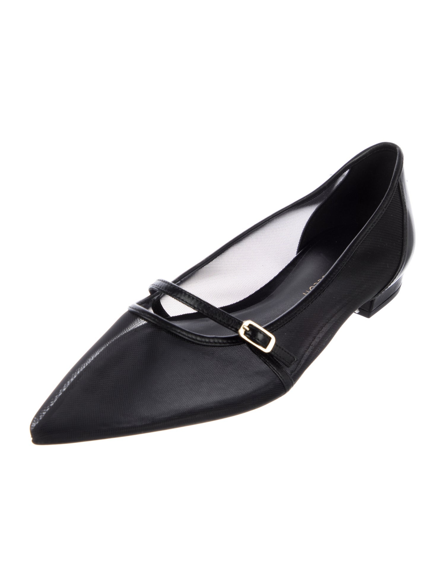 Tamara Mellon Leather Mary Jane Flats