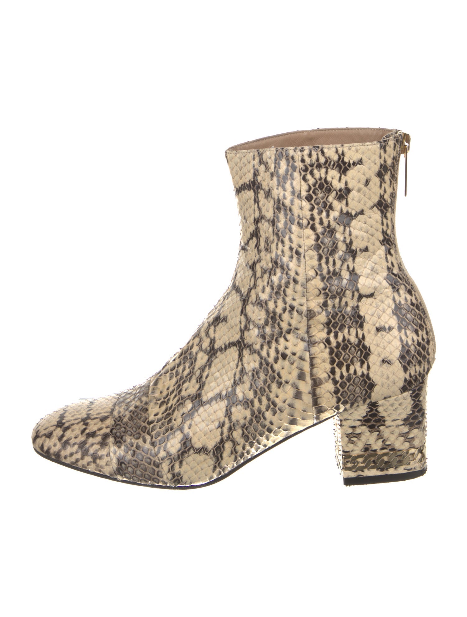 Tamara Mellon Snakeskin Animal Print Boots