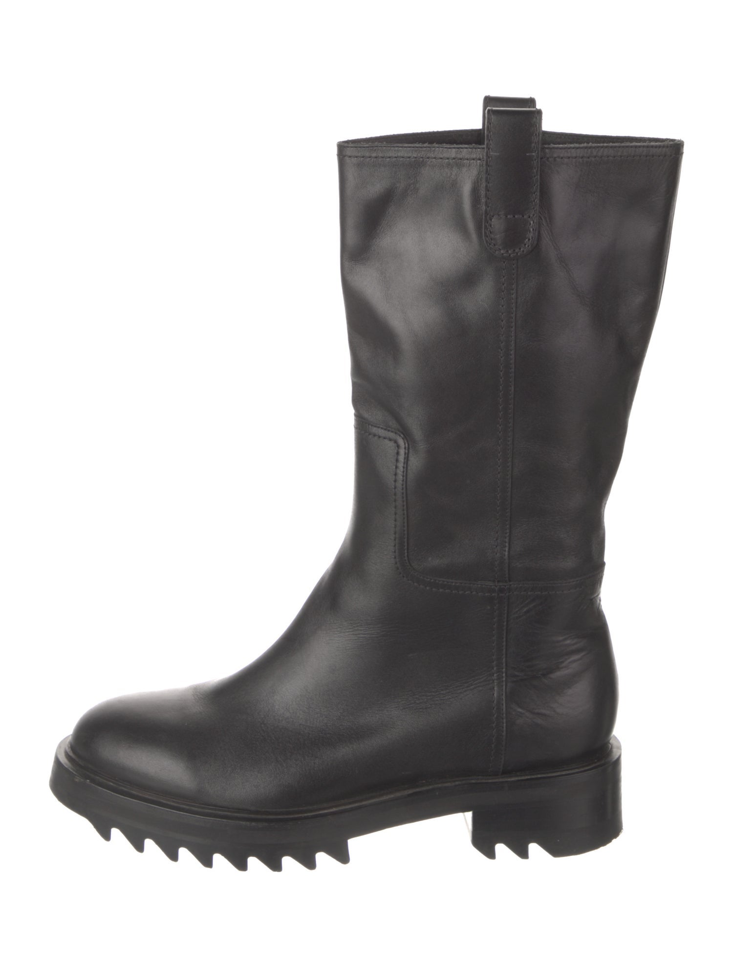 Tamara Mellon Leather Rain Boots
