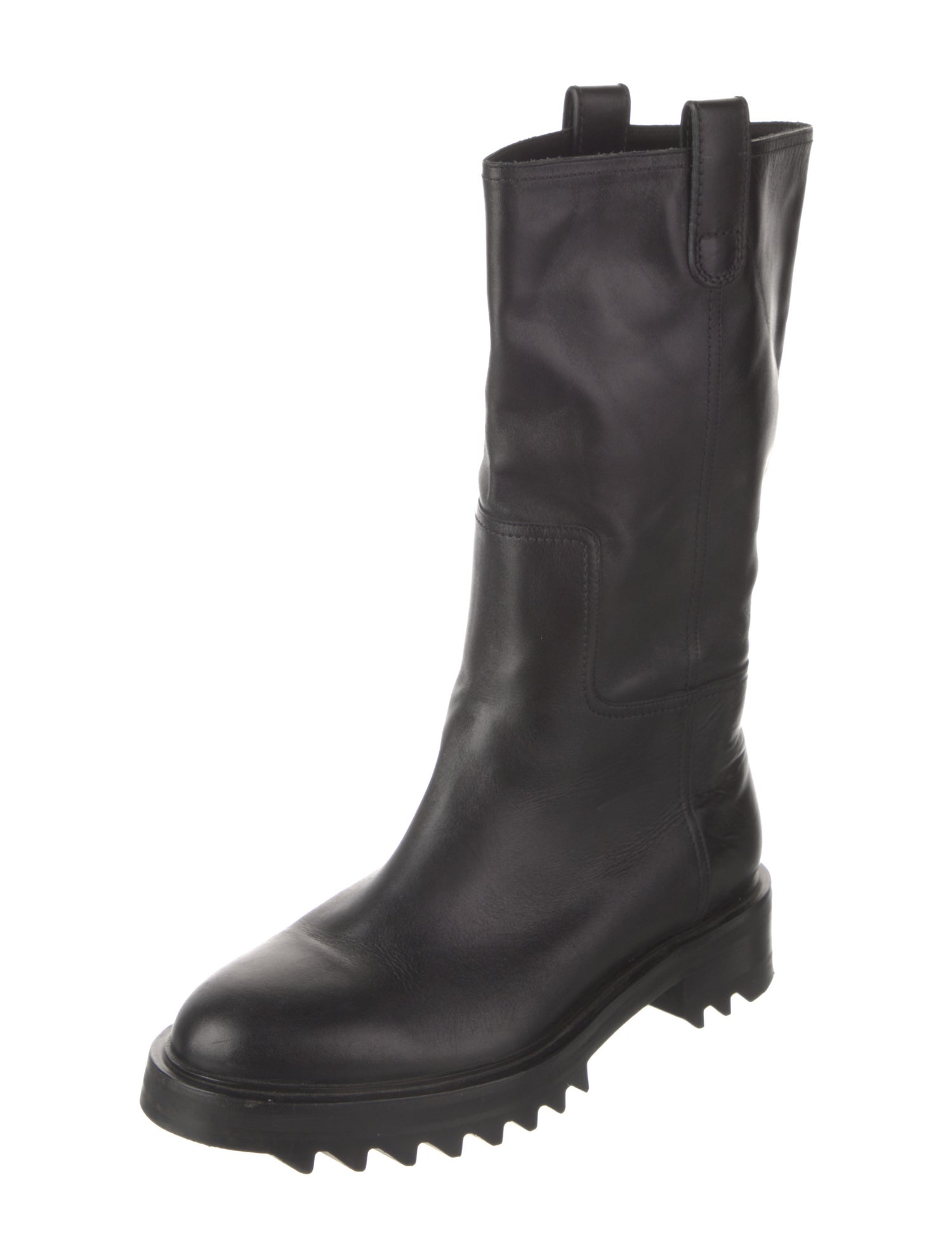Tamara Mellon Leather Rain Boots
