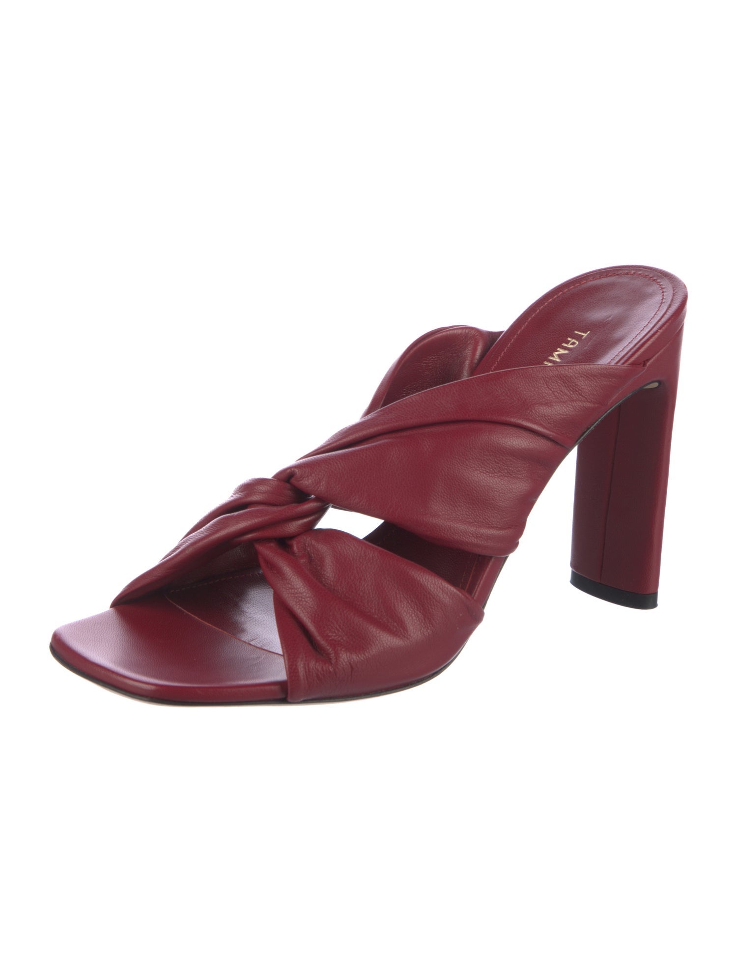 Tamara Mellon Leather Slides