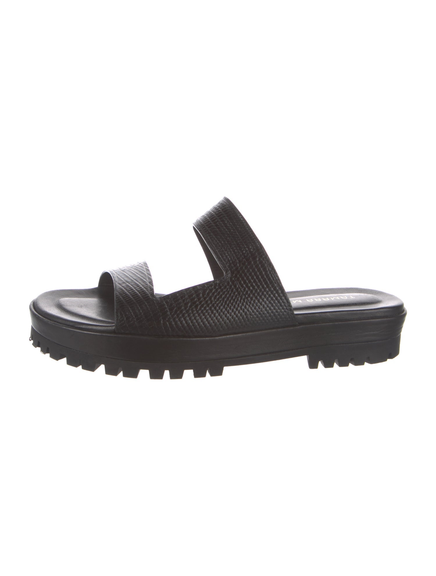 Tamara Mellon Leather Slides