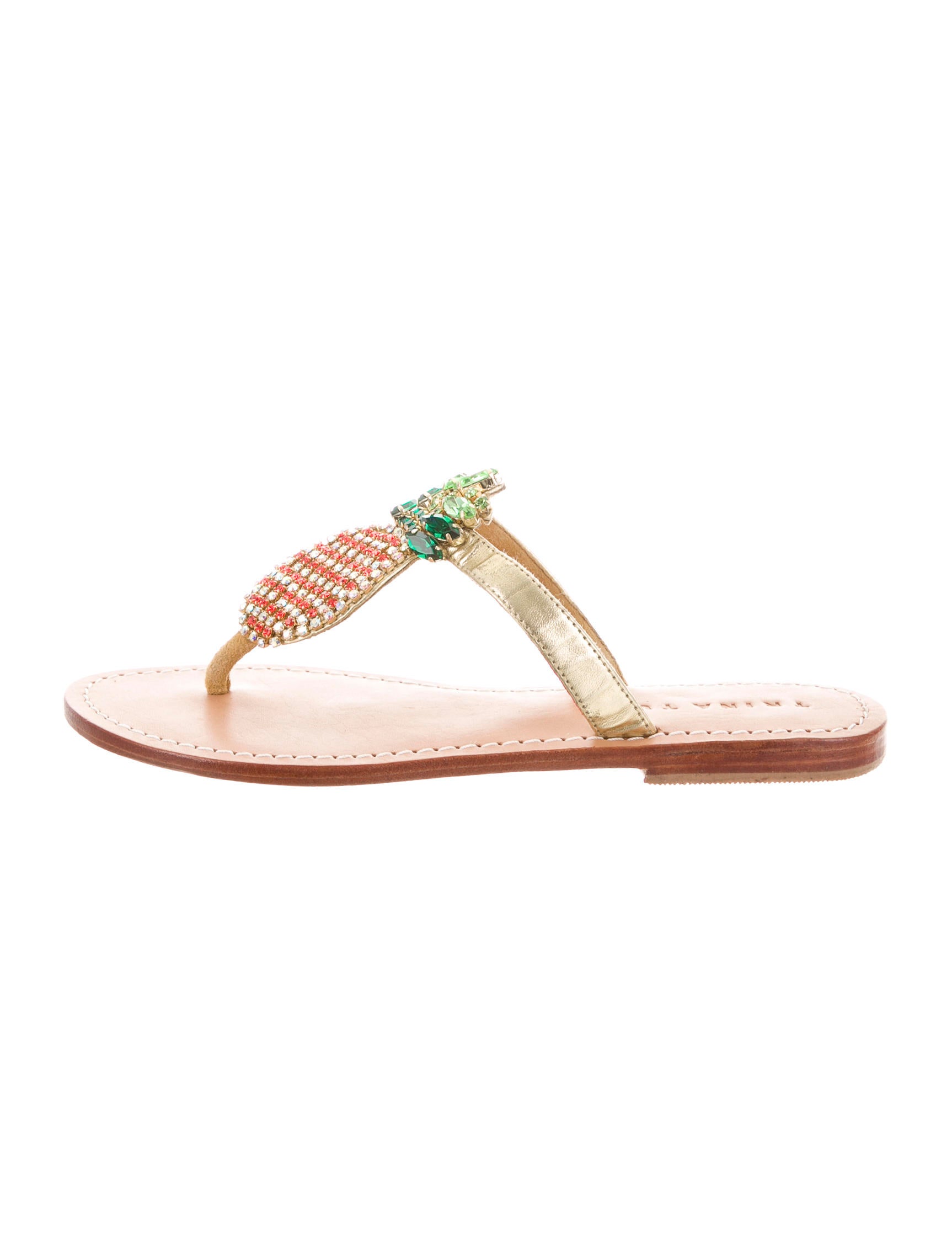 Trina Turk Dorada Pineapple Sandals