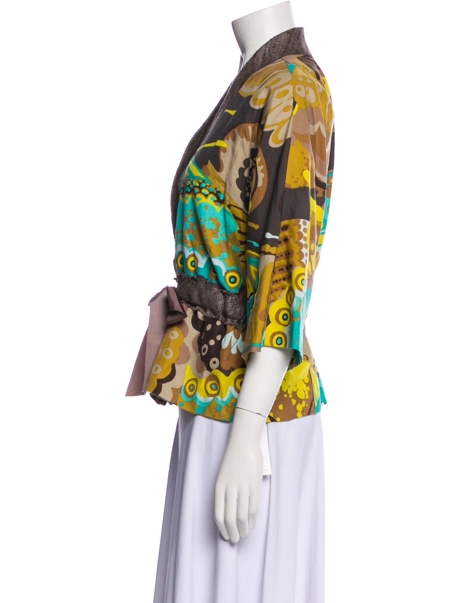 Trina Turk Silk Printed Blouse