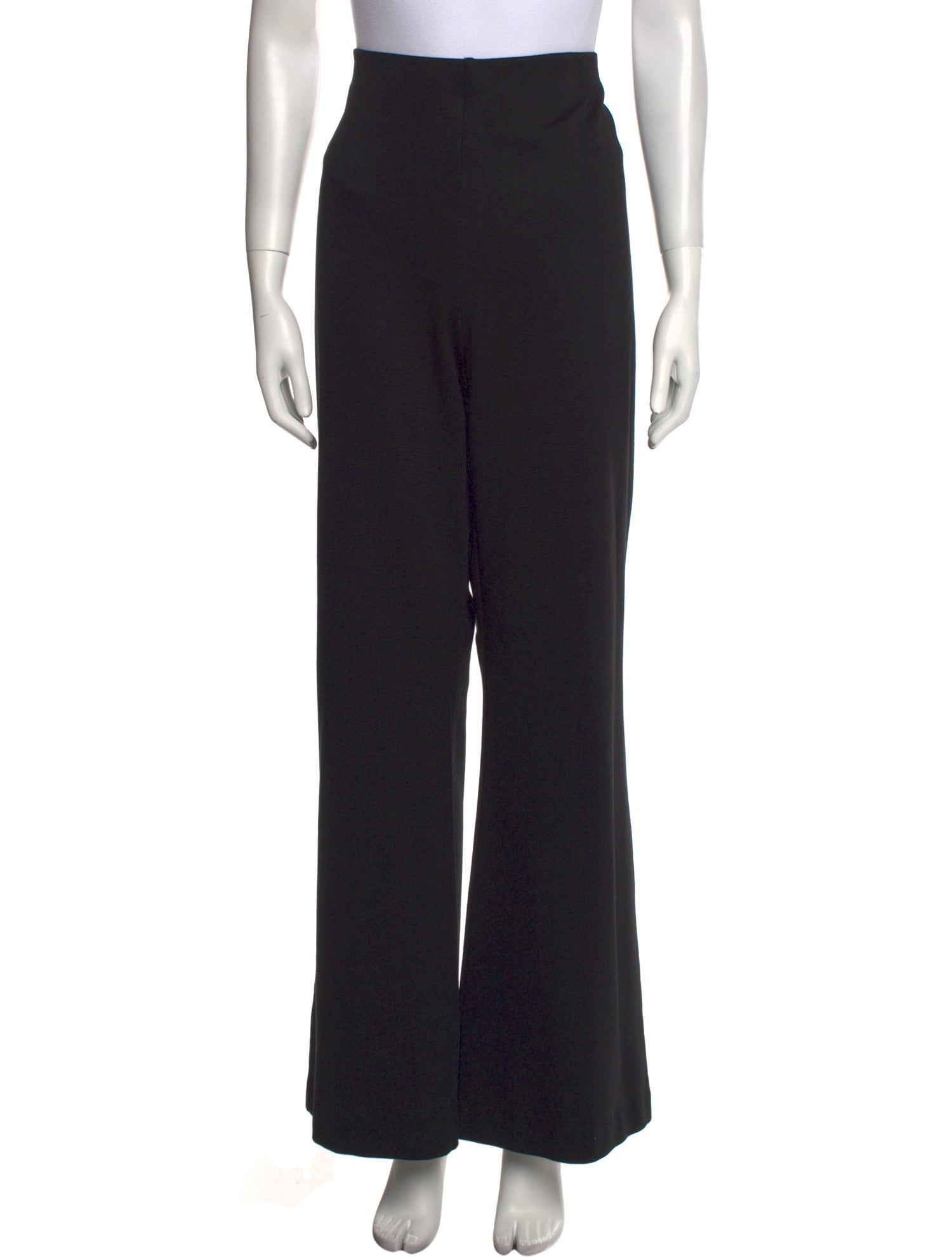 Trina Turk Wide Leg Pants Black High-Rise