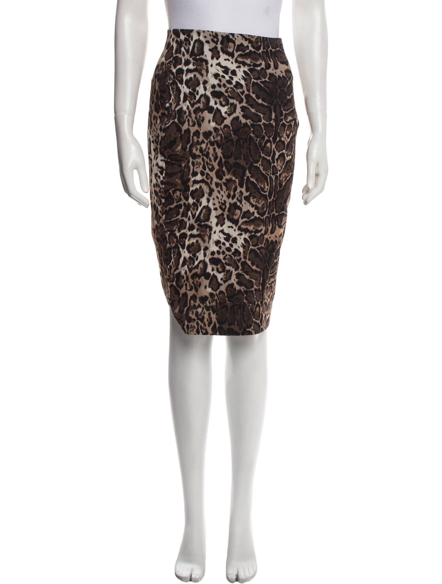 Trina Turk Animal Print Knee-Length Skirt w/ Tags