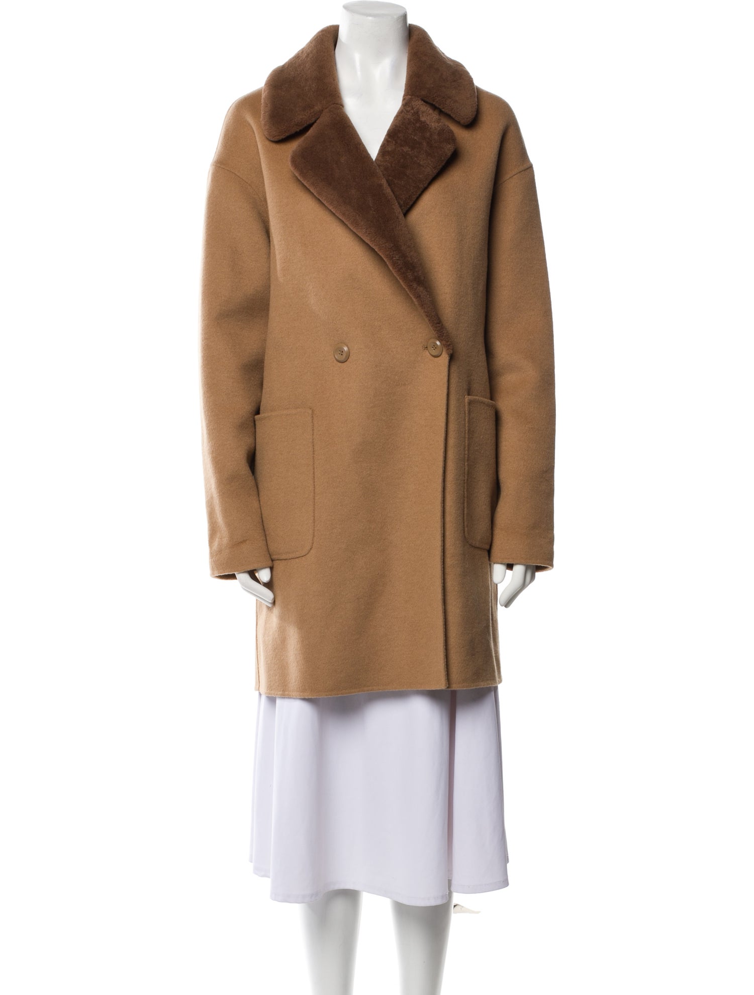 Trina Turk Wool Peacoat