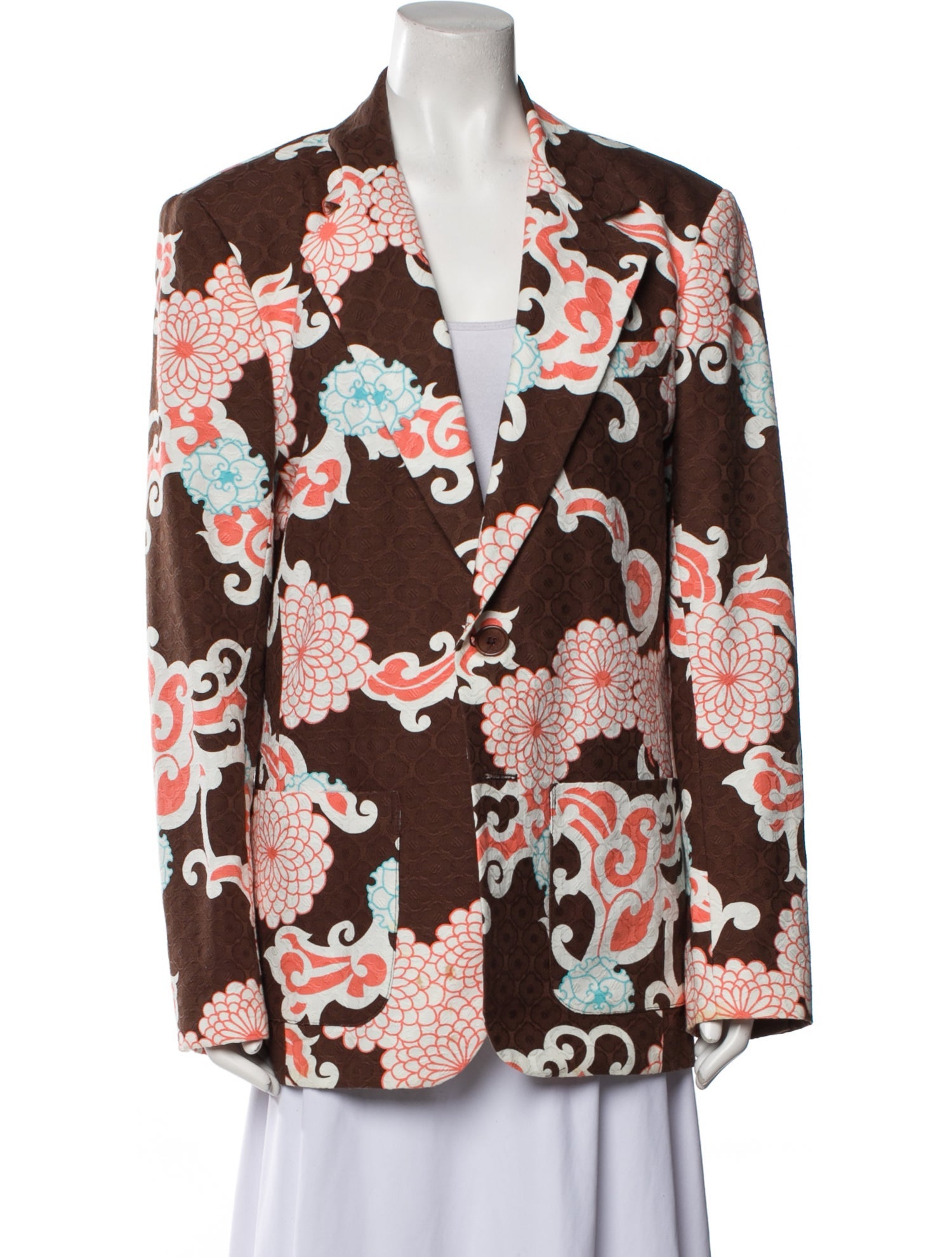 Trina Turk Floral Print Blazer