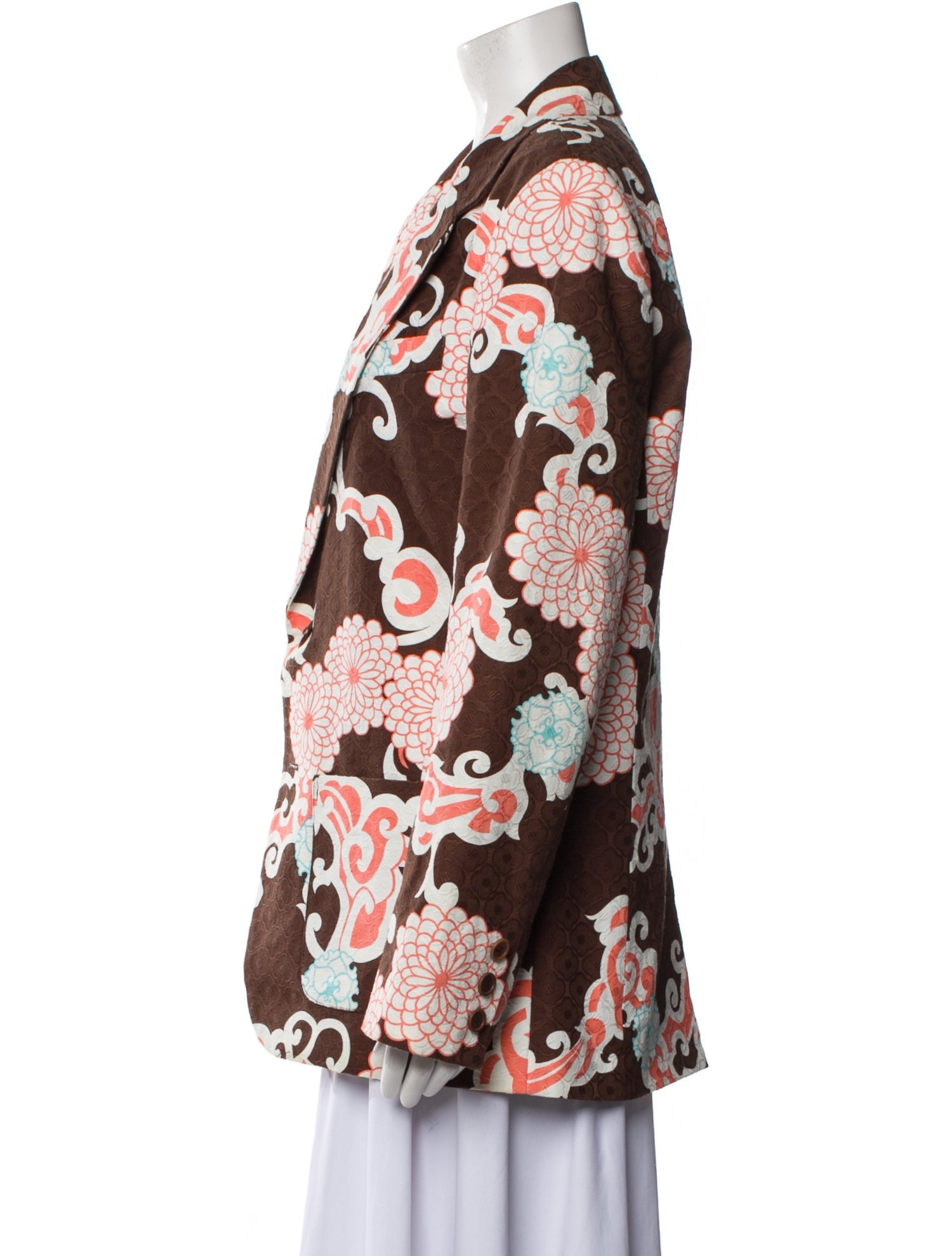 Trina Turk Floral Print Blazer