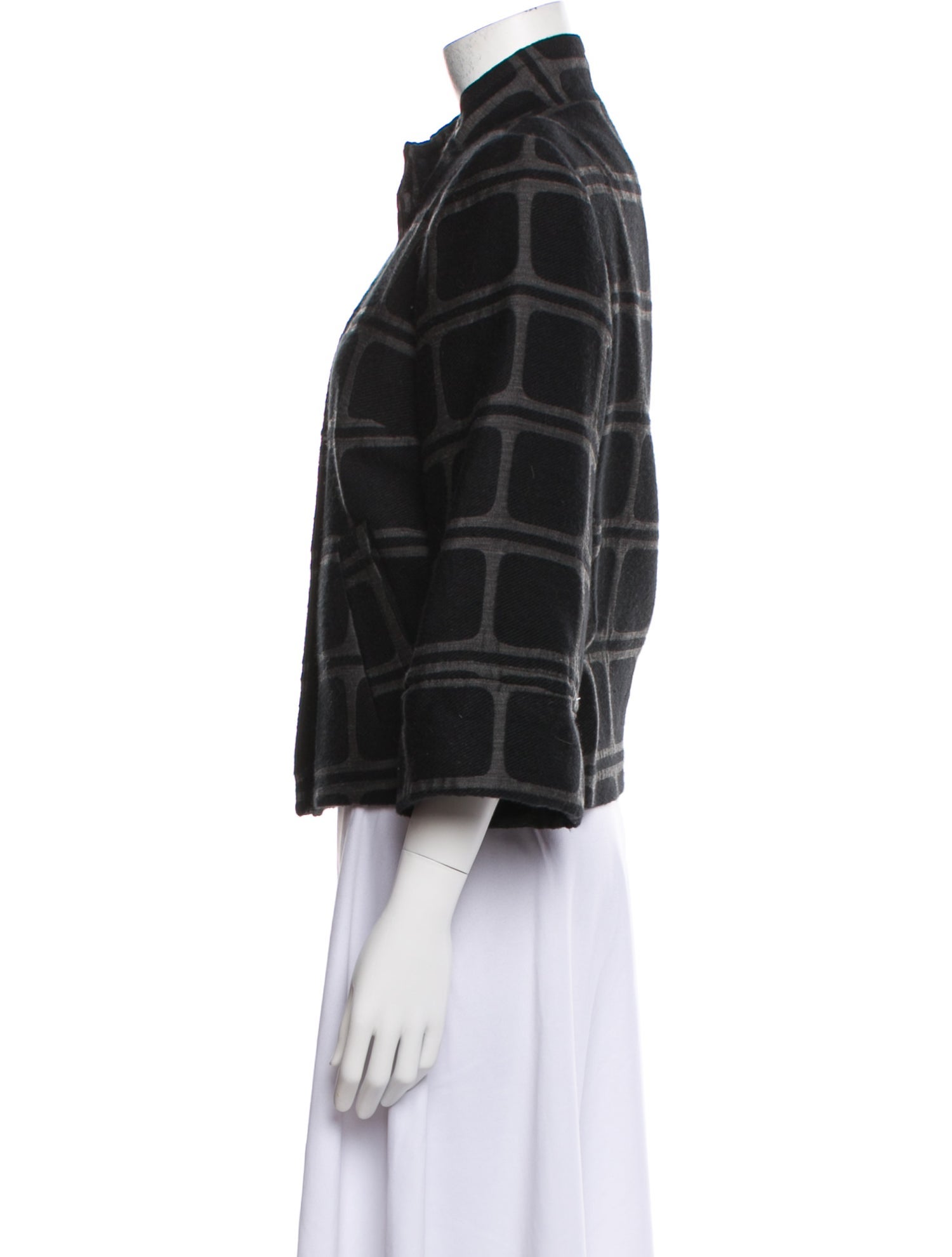 Trina Turk Plaid Print Jacket