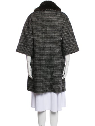 Trina Turk Tweed Pattern Coat