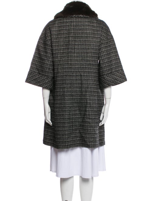 Trina Turk Tweed Pattern Coat