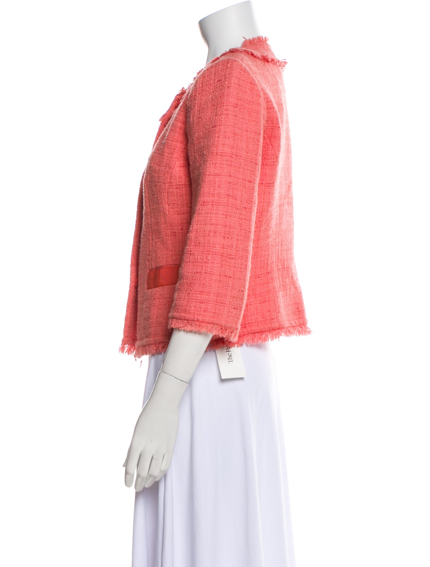 Trina Turk Tweed Pattern Evening Jacket