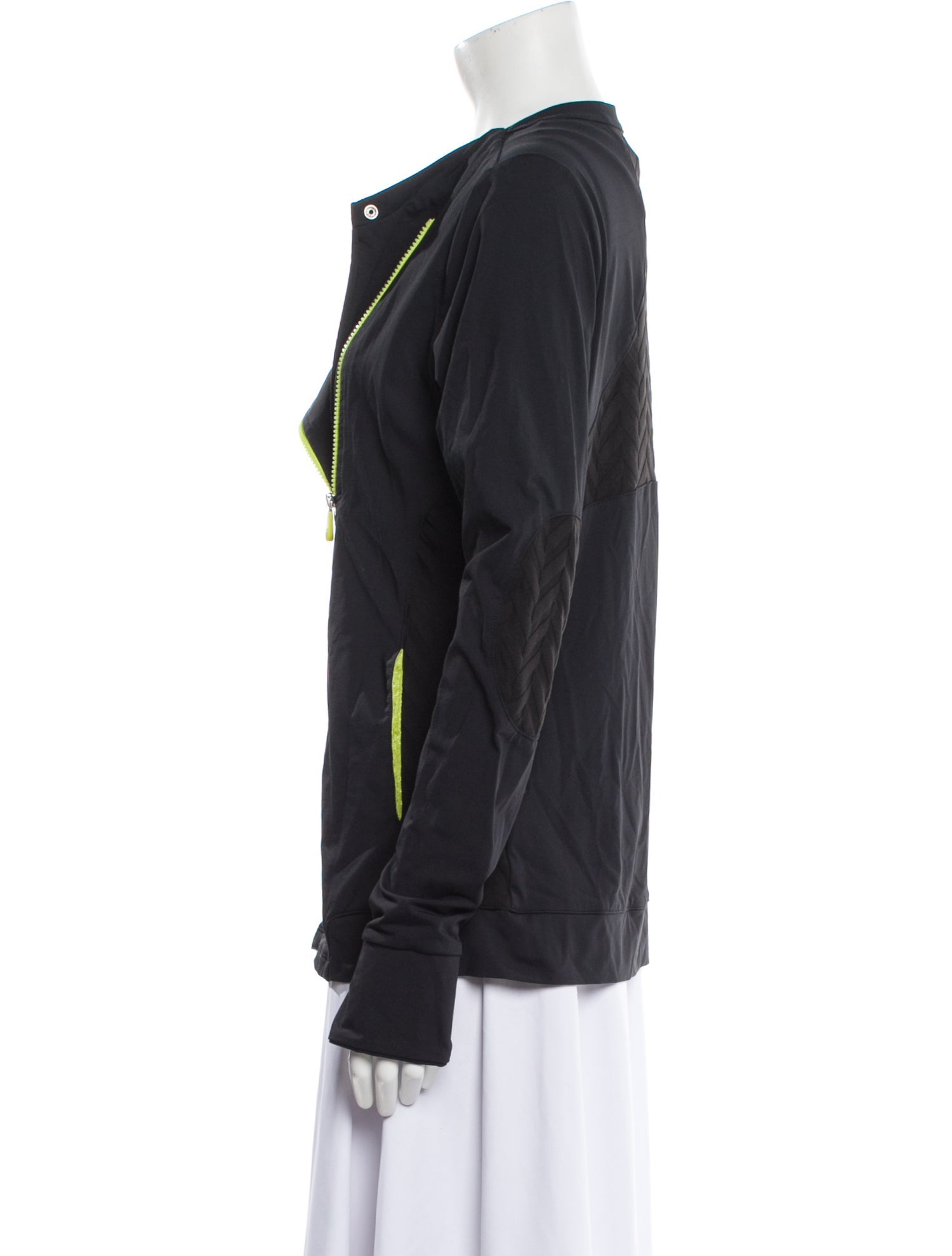 Trina Turk Nylon Biker Jacket