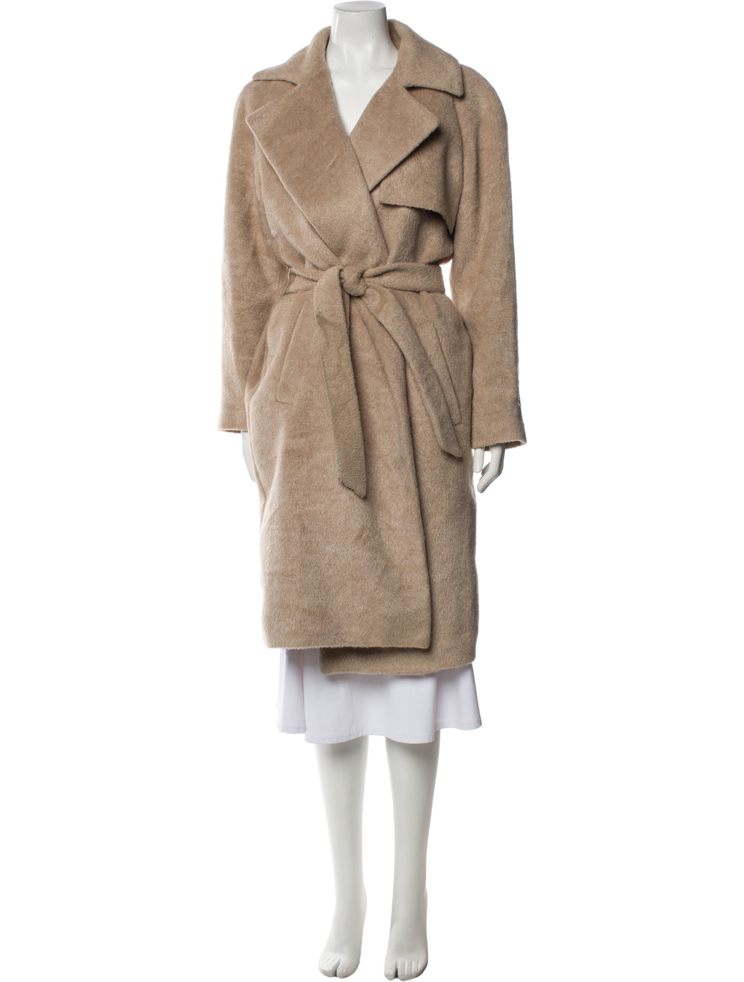 Trina Turk Wool Faux Fur Jacket