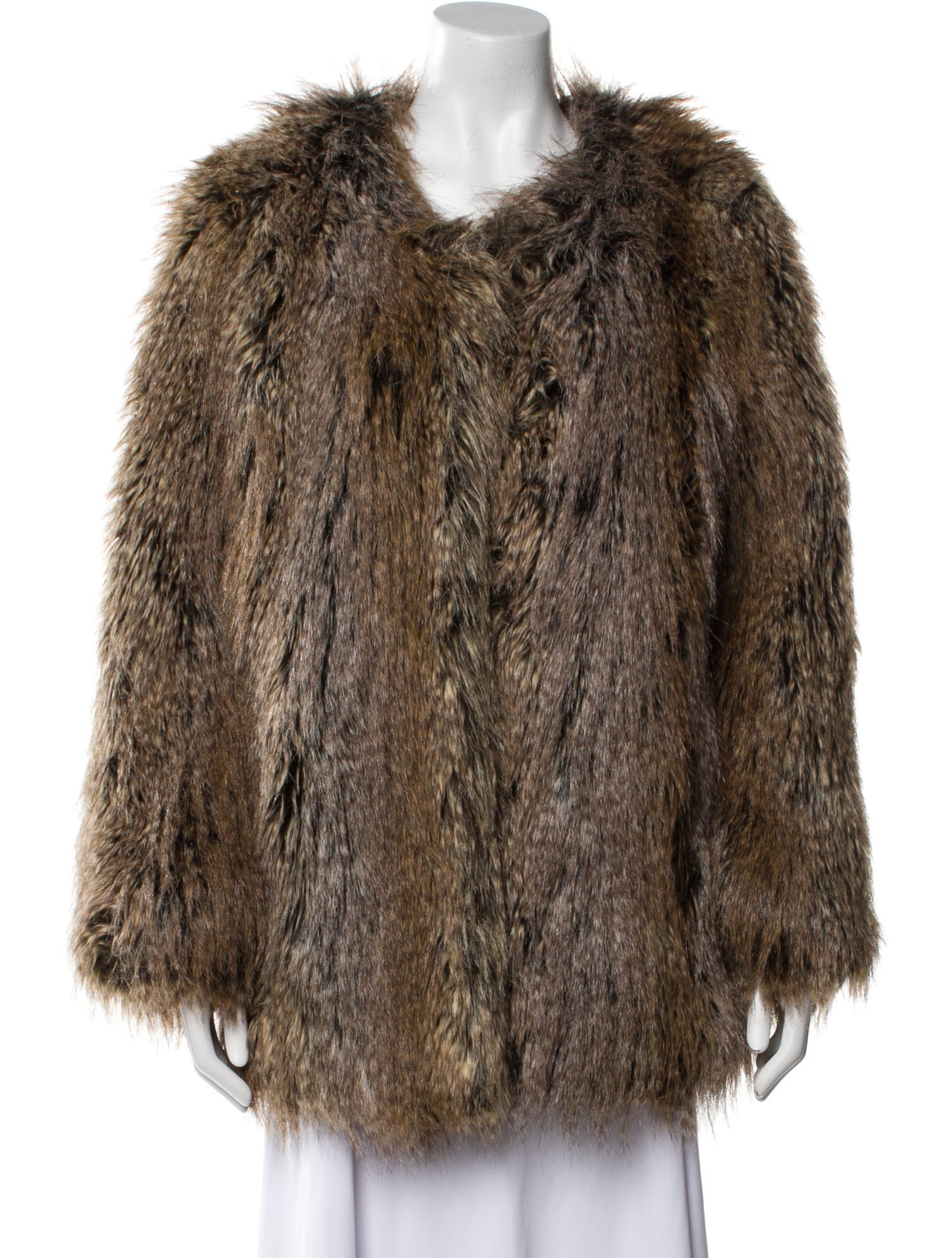 Trina Turk Faux Fur Faux Fur Coat