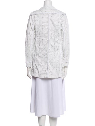 Trina Turk Nylon Printed Evening Jacket