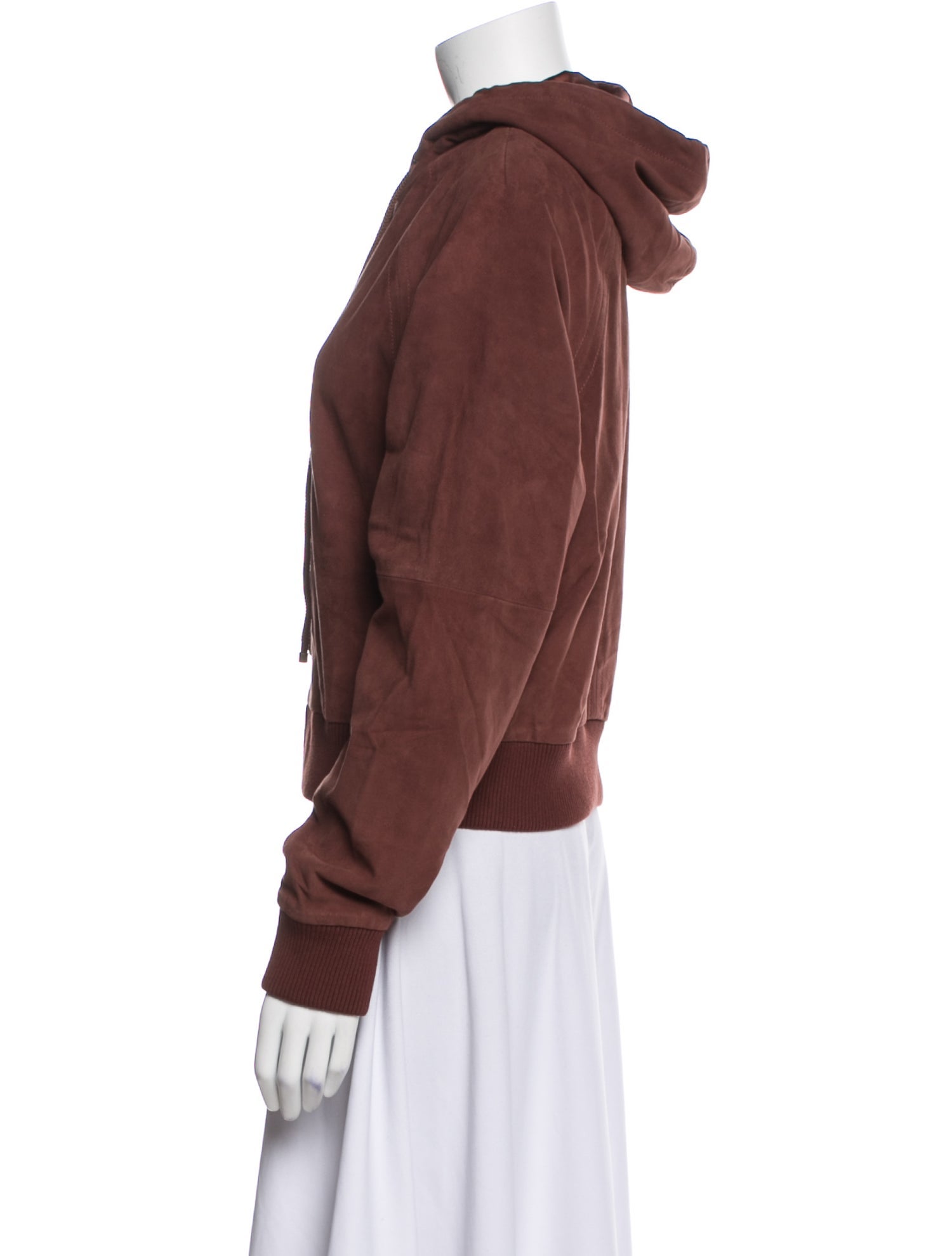 Trina Turk Leather Bomber Jacket