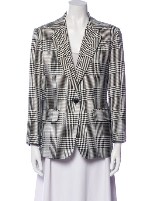 Trina Turk Plaid Print Blazer