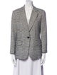 Trina Turk Plaid Print Blazer