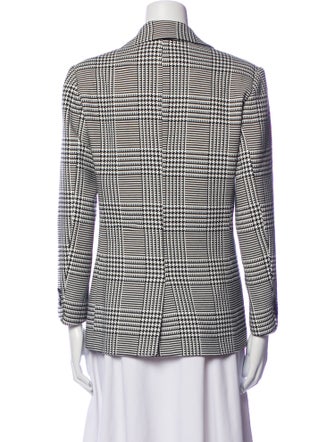 Trina Turk Plaid Print Blazer