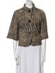 Trina Turk Tweed Pattern Evening Jacket