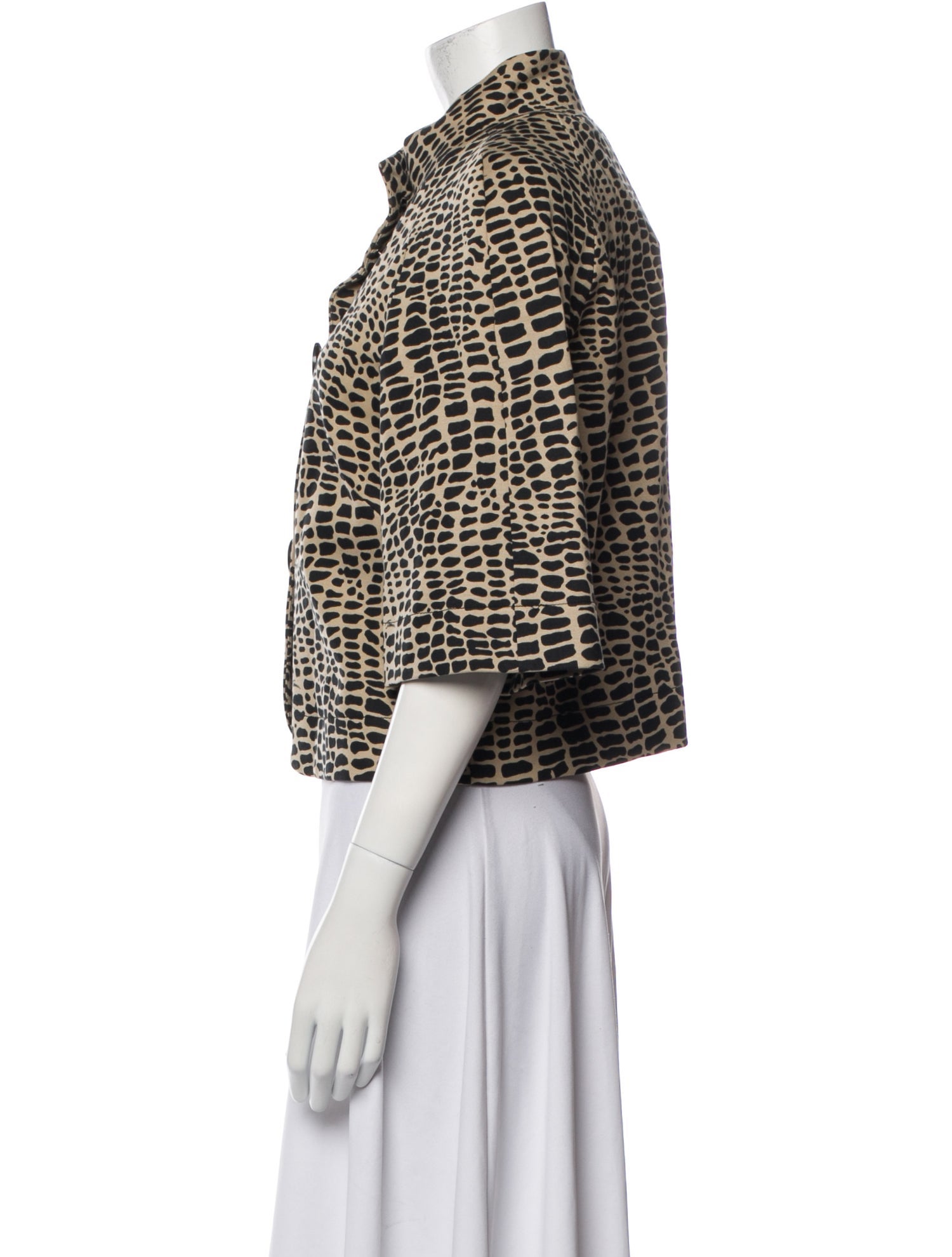 Trina Turk Tweed Pattern Evening Jacket