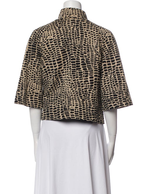 Trina Turk Tweed Pattern Evening Jacket