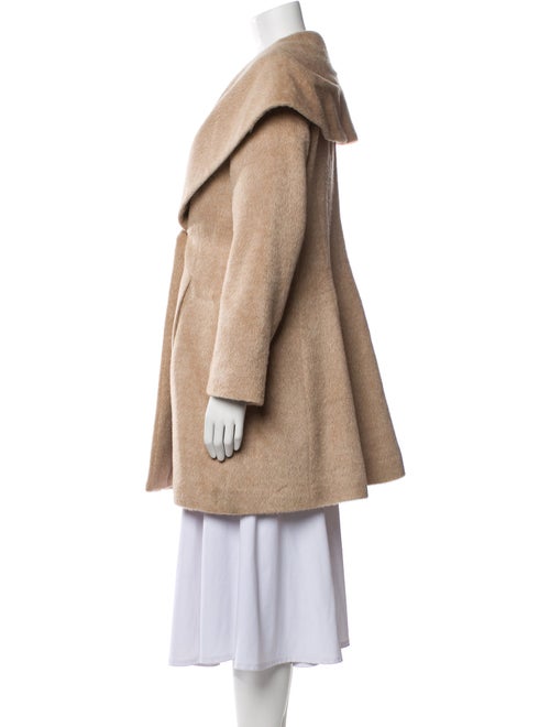 Trina Turk Wool Faux Fur Coat