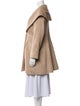 Trina Turk Wool Faux Fur Coat
