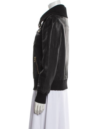 Trina Turk Leather Biker Jacket
