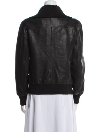 Trina Turk Leather Biker Jacket
