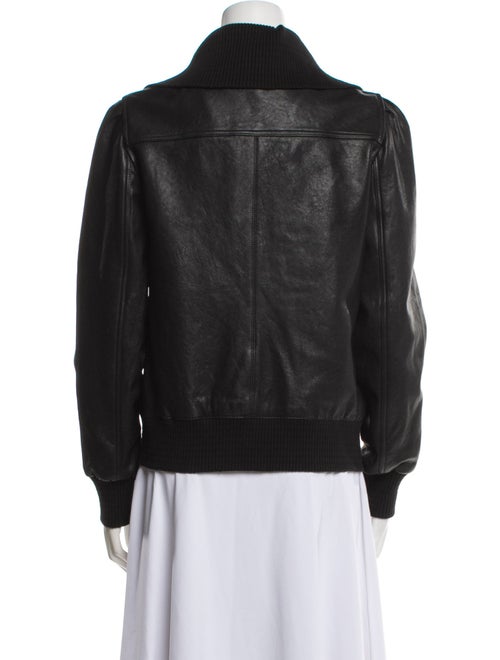 Trina Turk Leather Biker Jacket