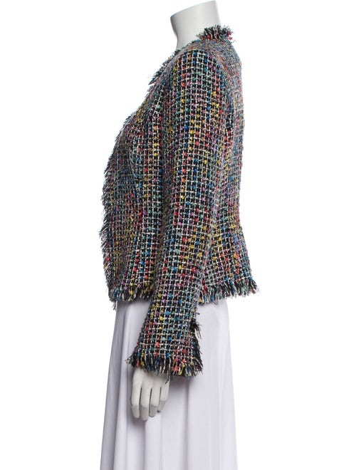 Trina Turk Tweed Pattern Evening Jacket