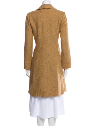 Trina Turk Wool Tweed Pattern Peacoat