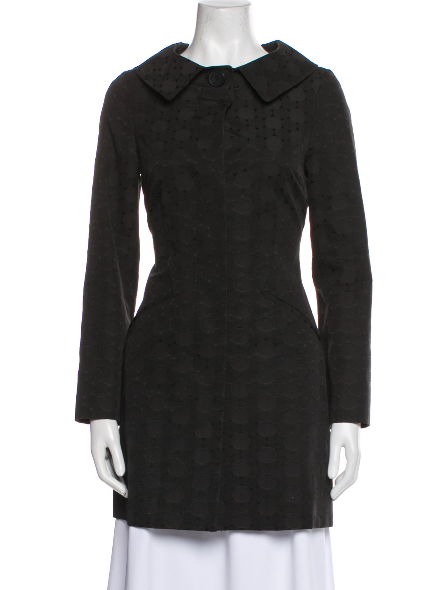 Trina Turk Colorblock Pattern Coat