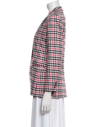 Trina Turk Plaid Print Blazer