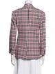 Trina Turk Plaid Print Blazer