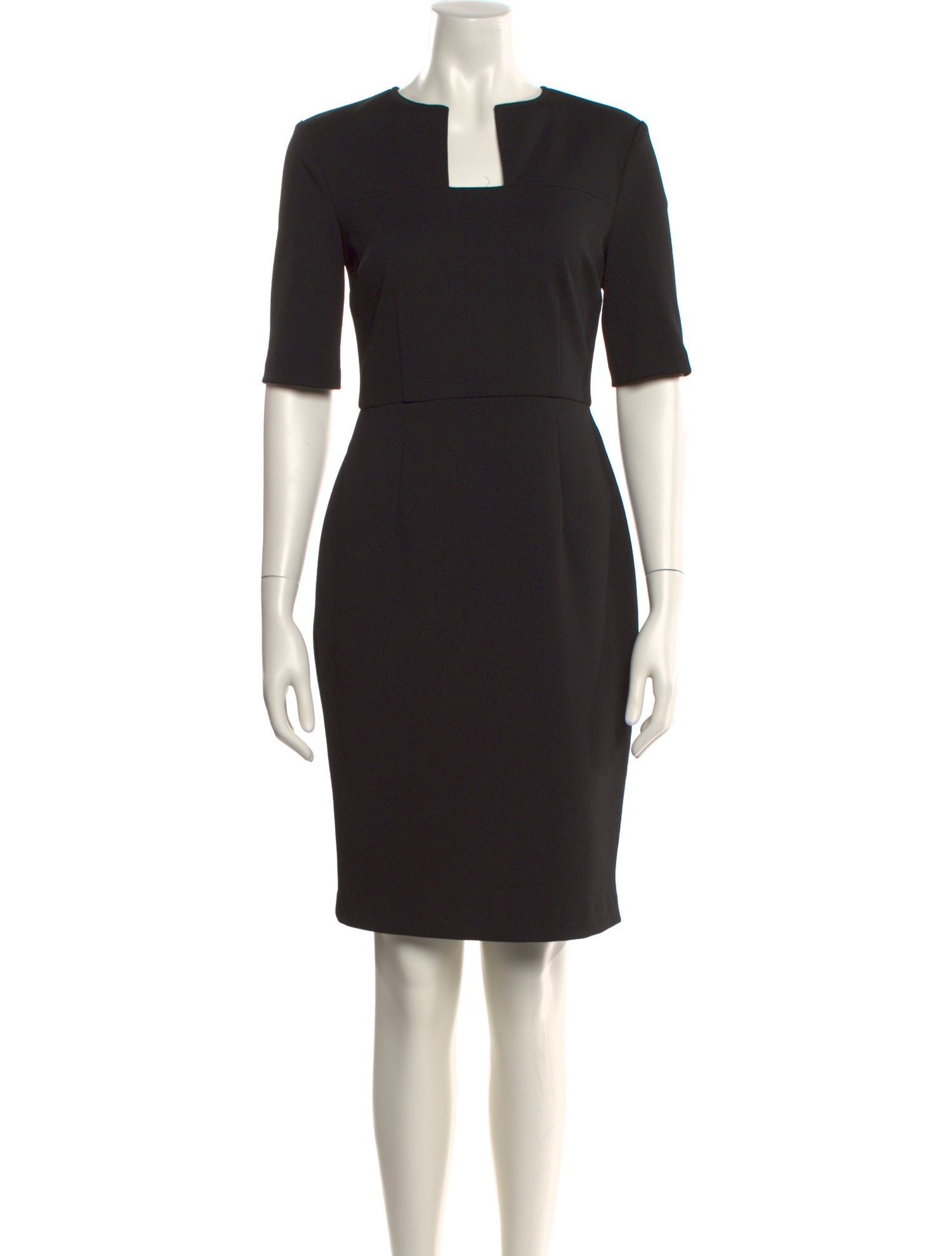 Trina Turk Square Neckline Knee-Length Dress