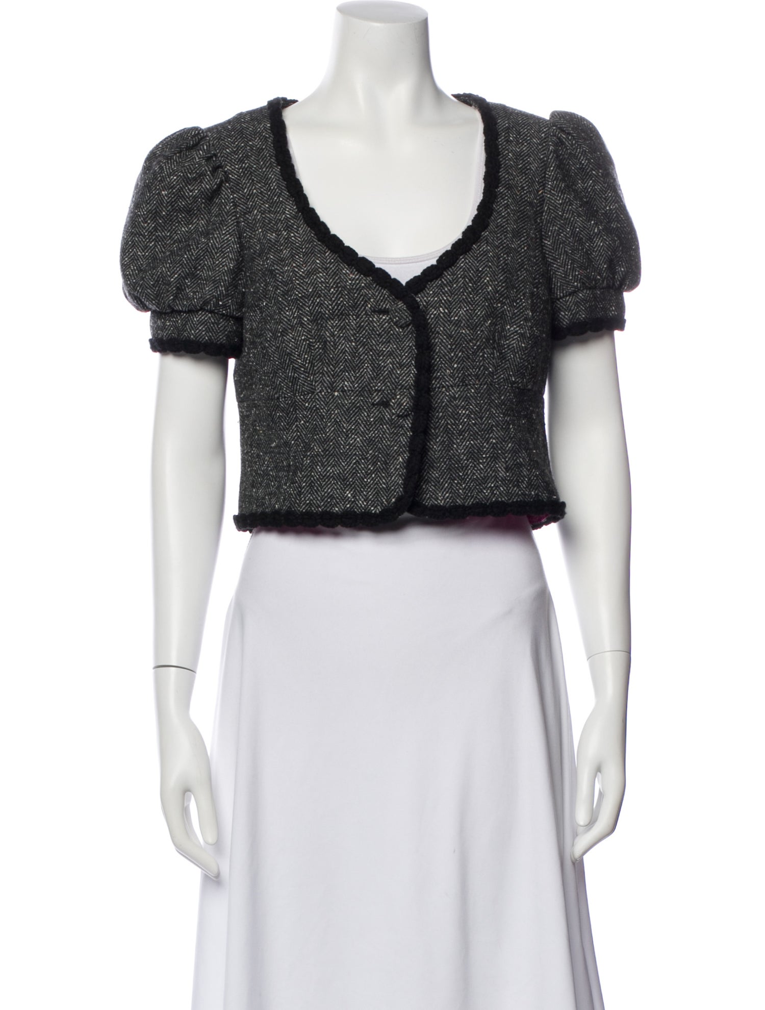 Trina Turk Wool Bolero