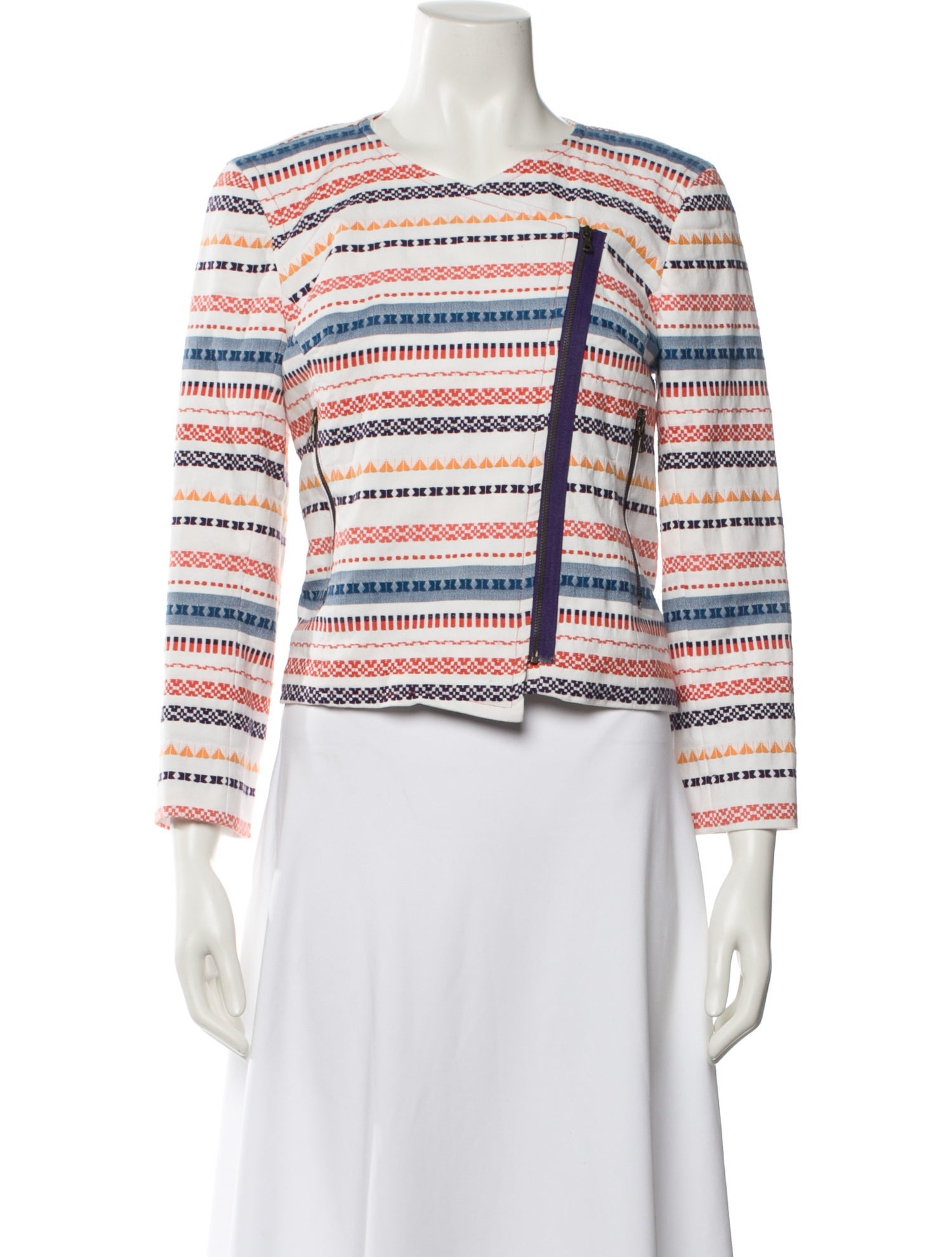 Trina Turk Striped Evening Jacket
