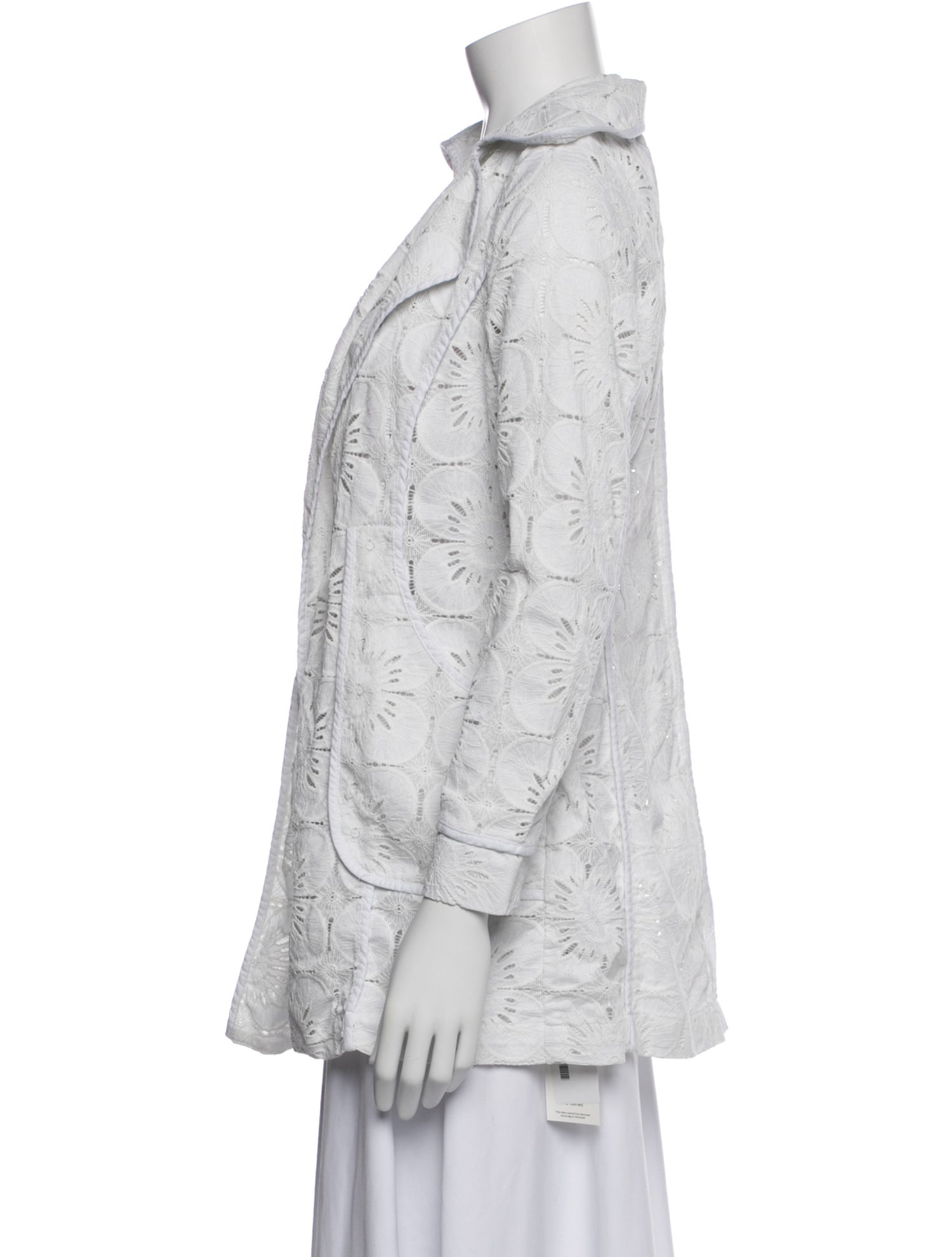 Trina Turk Nylon Floral Print Evening Jacket