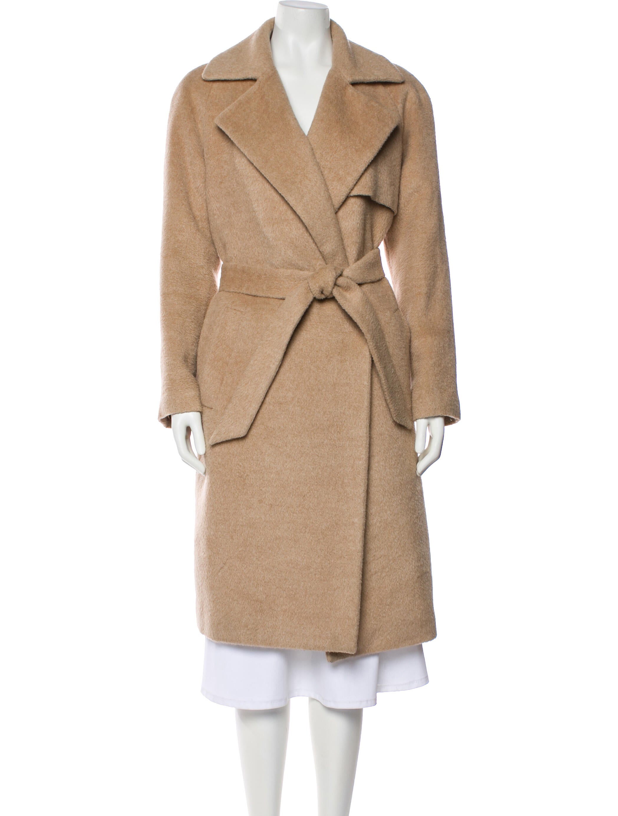 Trina Turk Wool Trench Coat