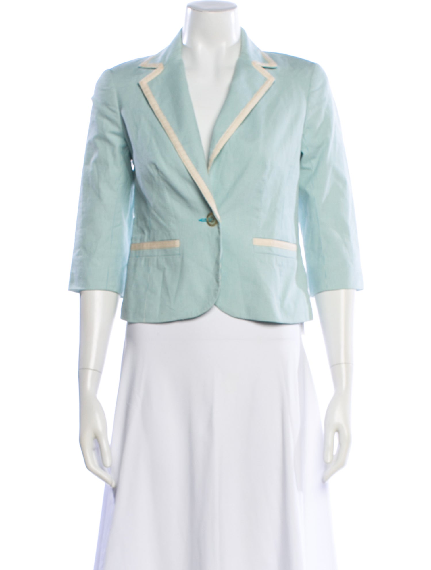 Trina Turk Silk Blazer
