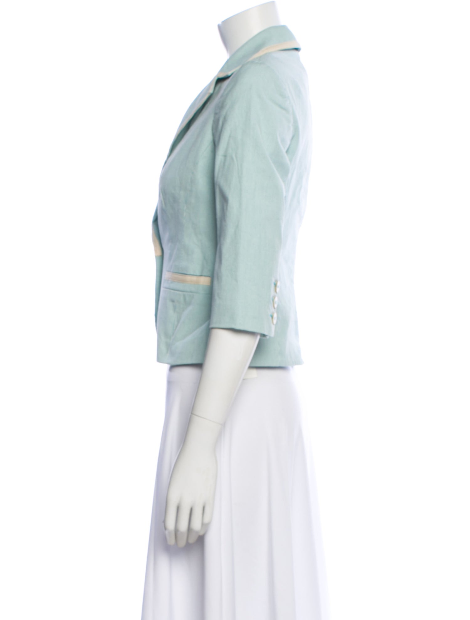 Trina Turk Silk Blazer