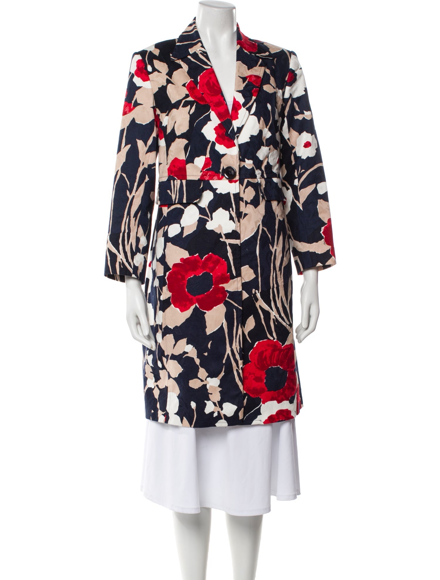 Trina Turk Floral Print Evening Jacket
